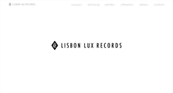 Desktop Screenshot of lisbonluxrecords.com